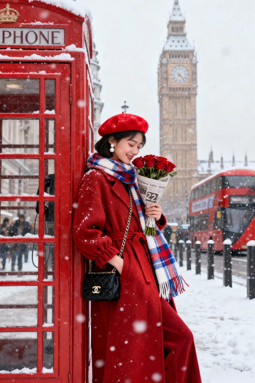 Ai写真●怎样0元生惊艳的伦敦雪景写真？