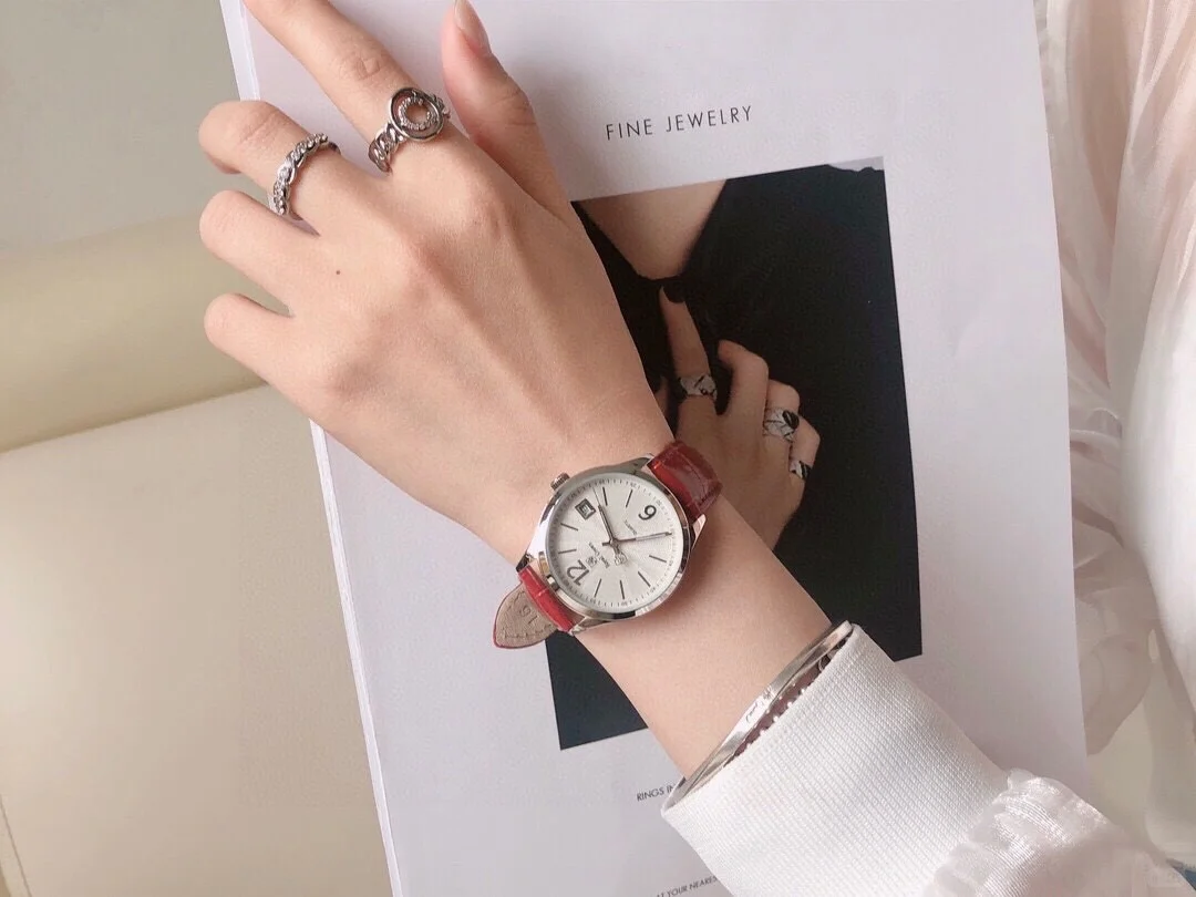 简约通勤百搭休闲女表[玫瑰]