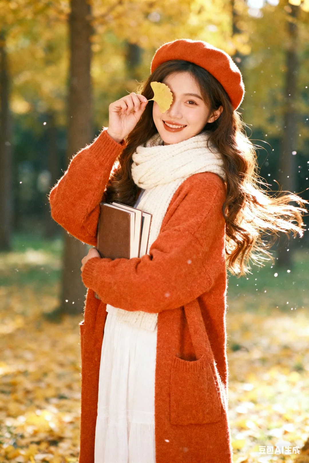 Ai写真●怎样0元生成银杏叶氛围艺术照？