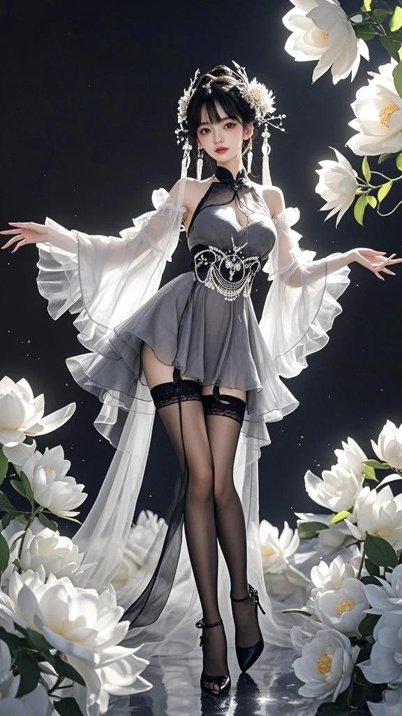 二次元古风美少女太仙了，好喜欢！