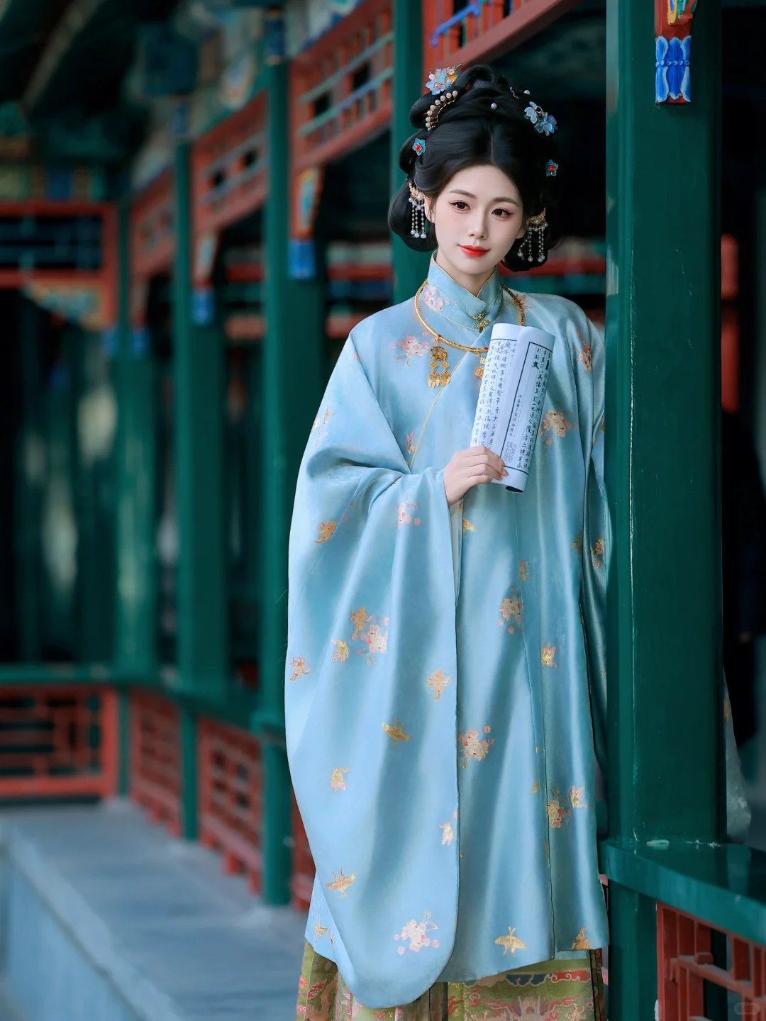 明制汉服的快乐，温柔又端庄💗拍照巨出片