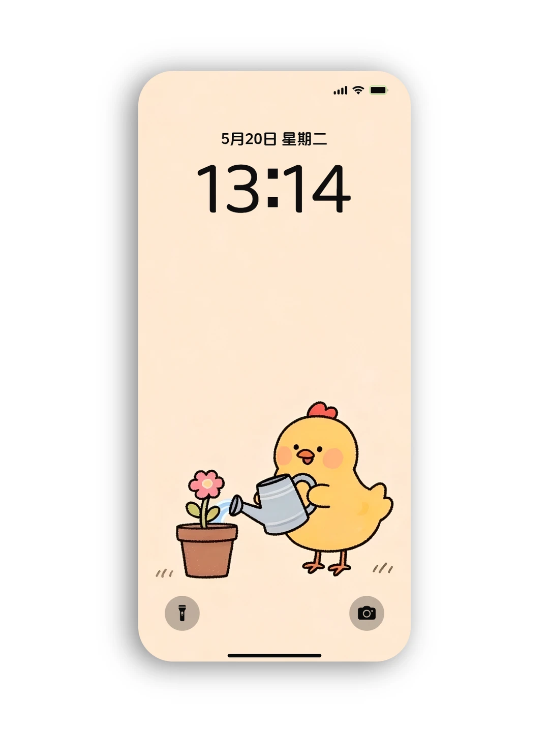 简约壁纸 | 爱种花一定爱生活哦