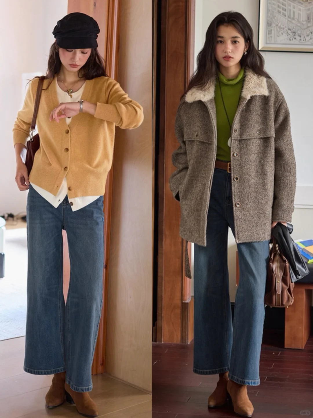 “复古色彩叠穿”法式穿搭：Solighter