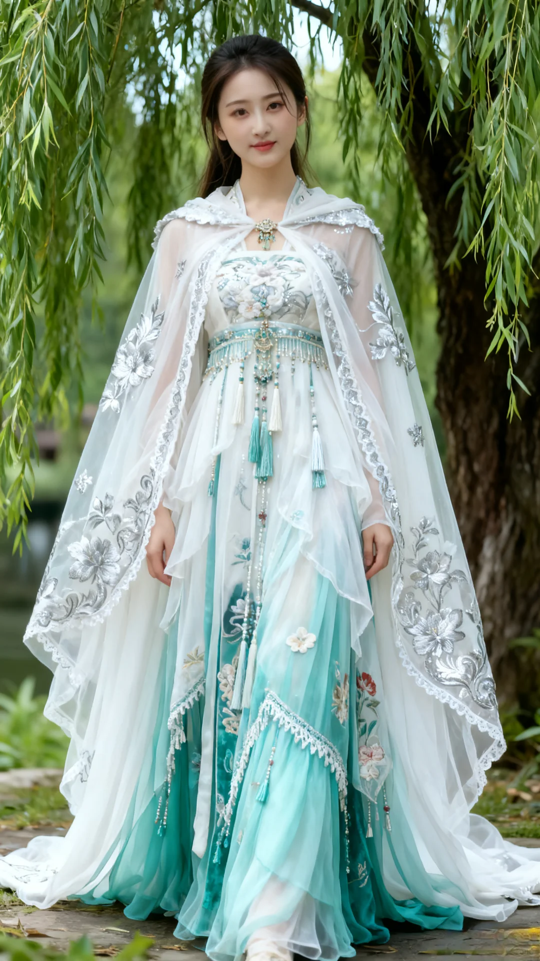 美女041-月光与汉服