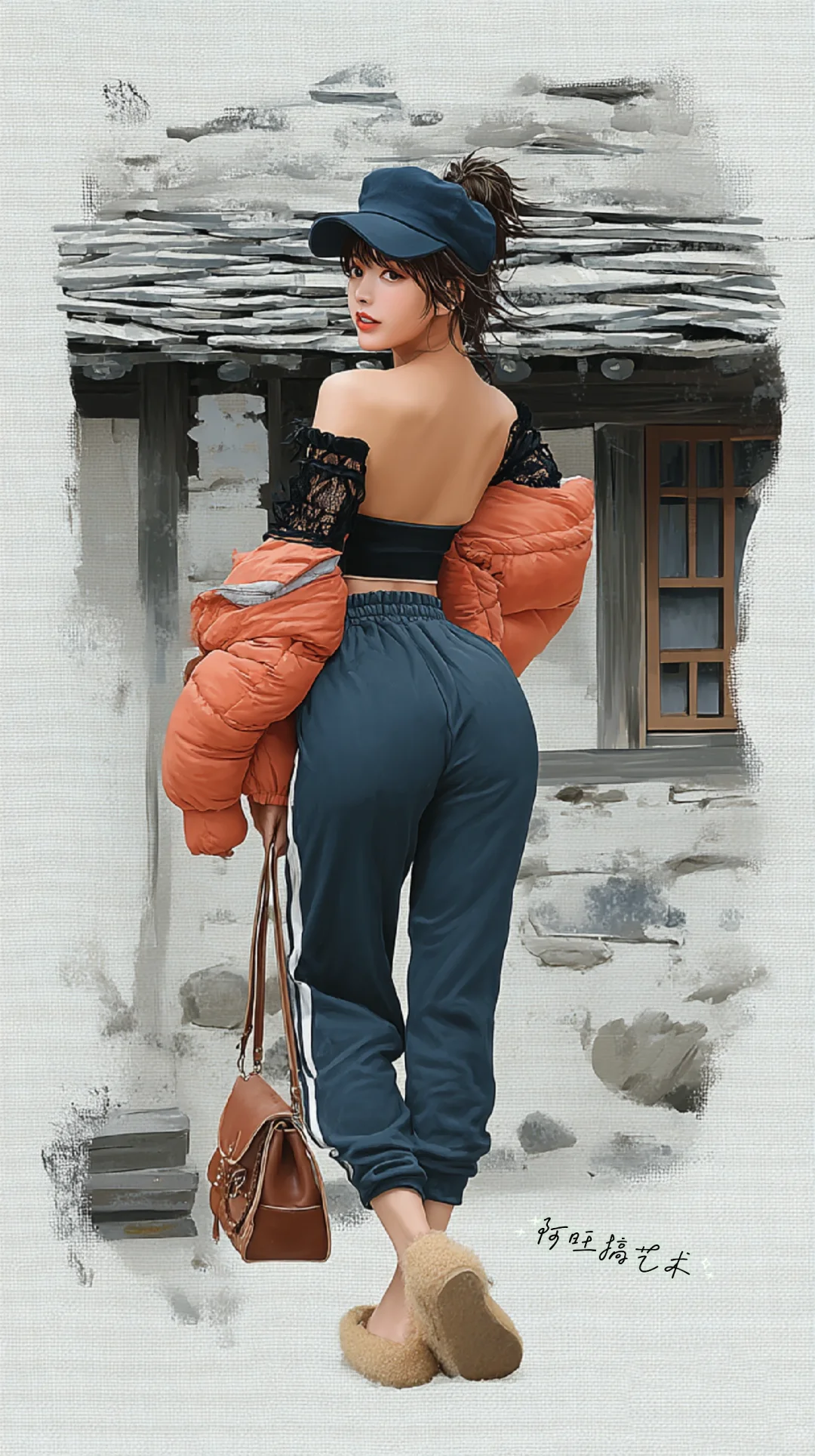 「挑战画100篇背影」可下载文件（25/100）