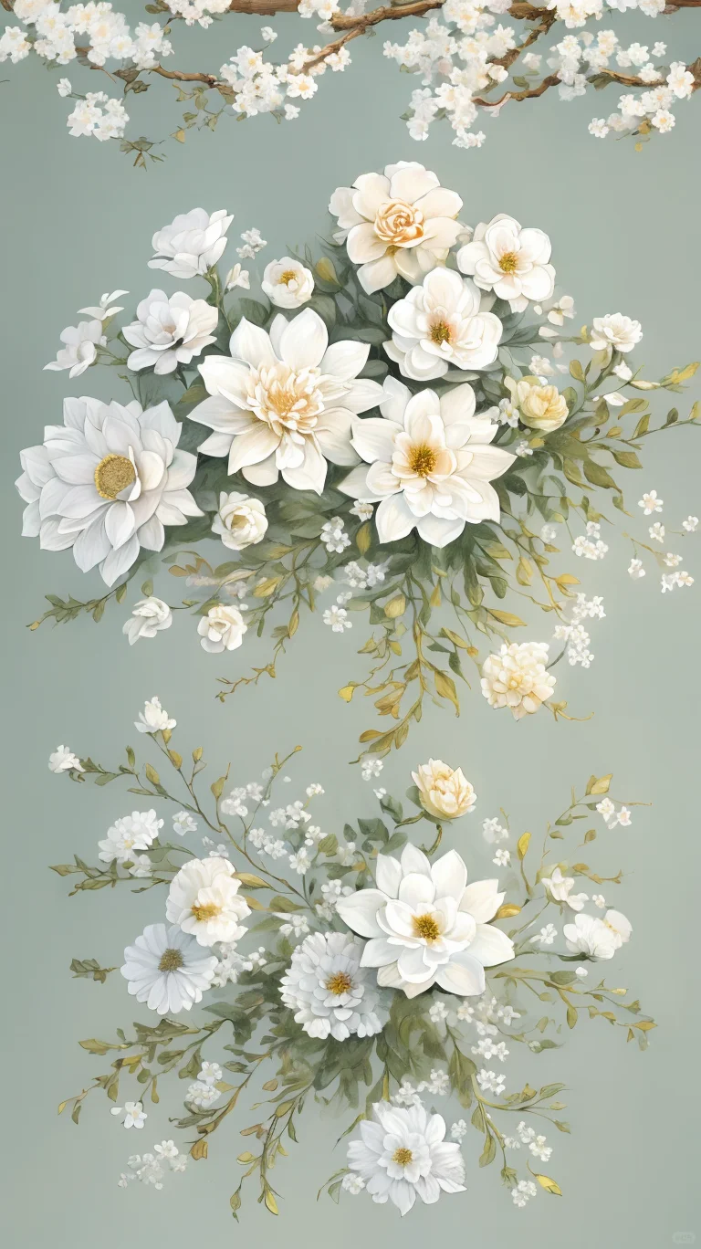 手机壁纸｜清冷感花语壁纸！✨