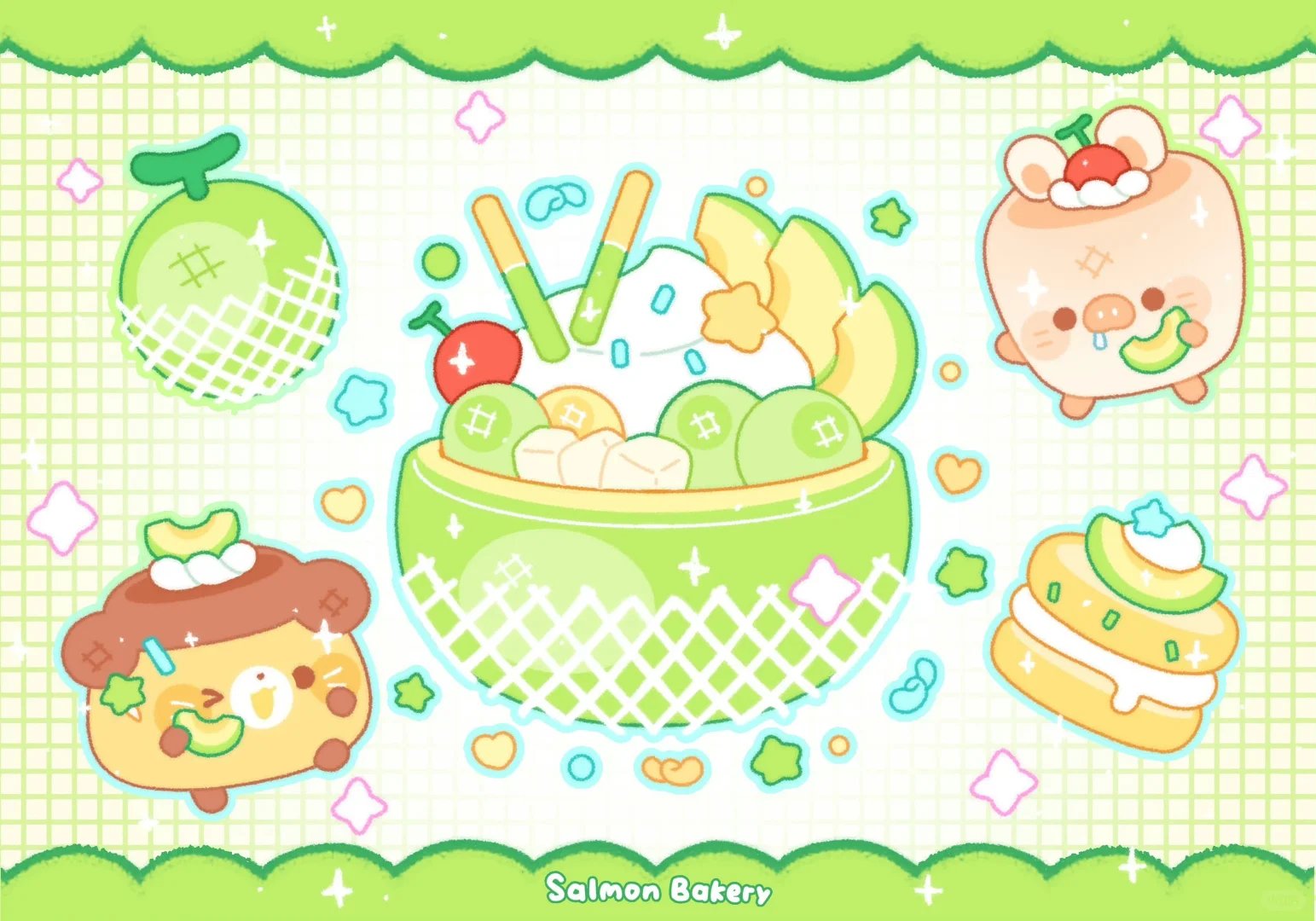 iPad壁纸｜甜品系列套图