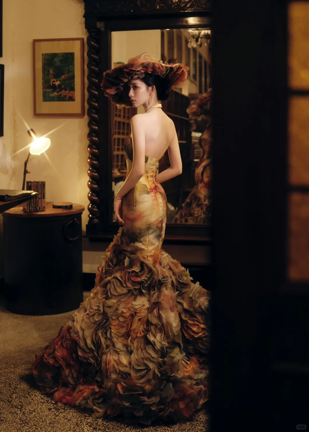 孟子义人间富贵花好婀娜🧜‍♀️油画复古美人