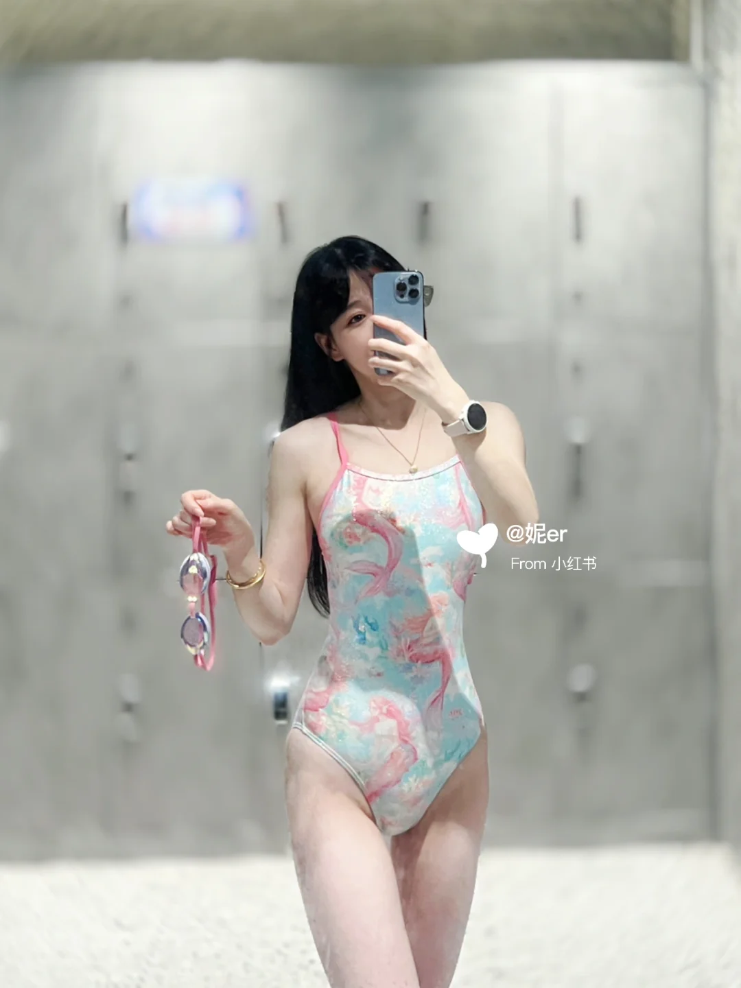 游泳日常｜💗七夕节，当然在泳池里过啦～