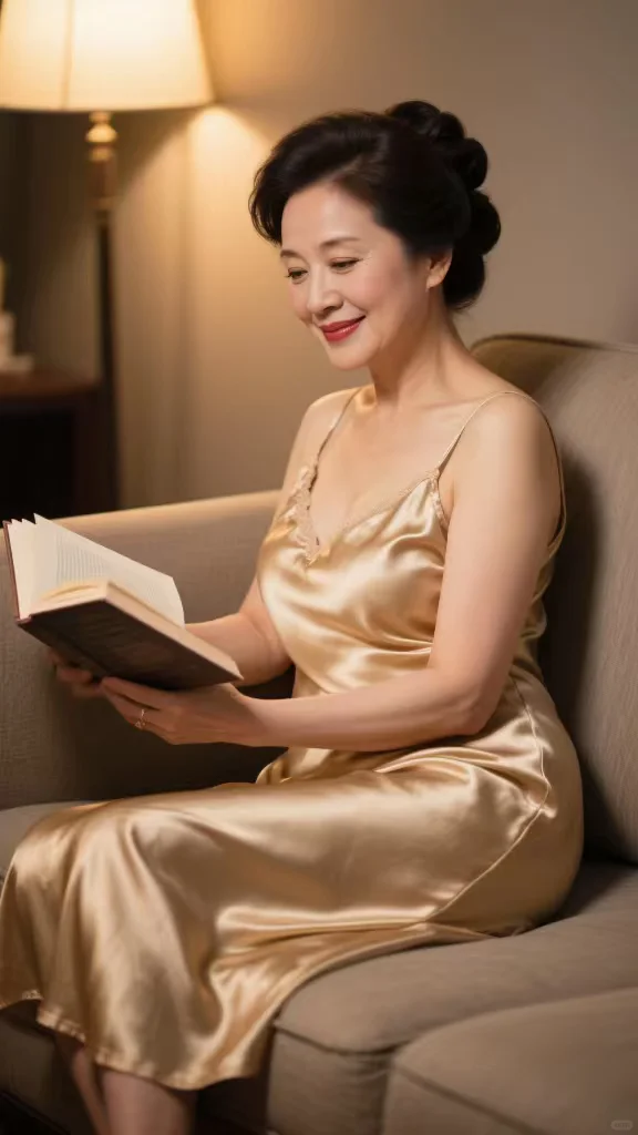 成熟韵味流淌，48岁阿姨散发迷人芬芳