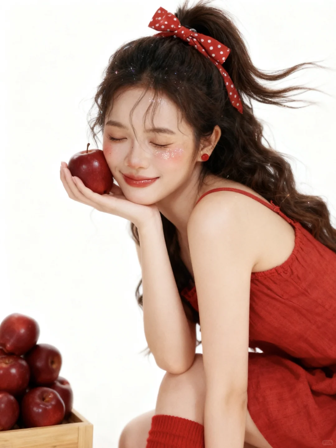 🍎苹果少女写真AI指令已送达