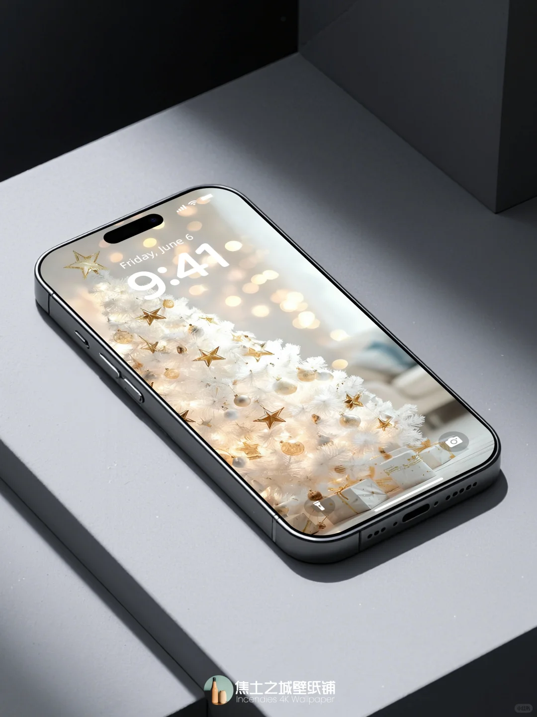 壁纸 | 星星点缀着圣诞树