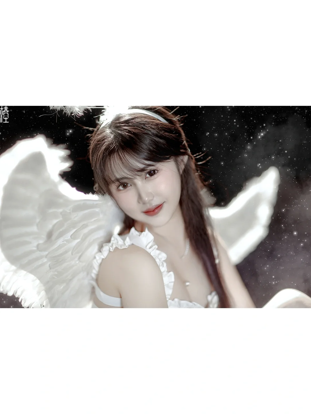 坠入温柔乡的白色纯欲天使写真💎上海写真