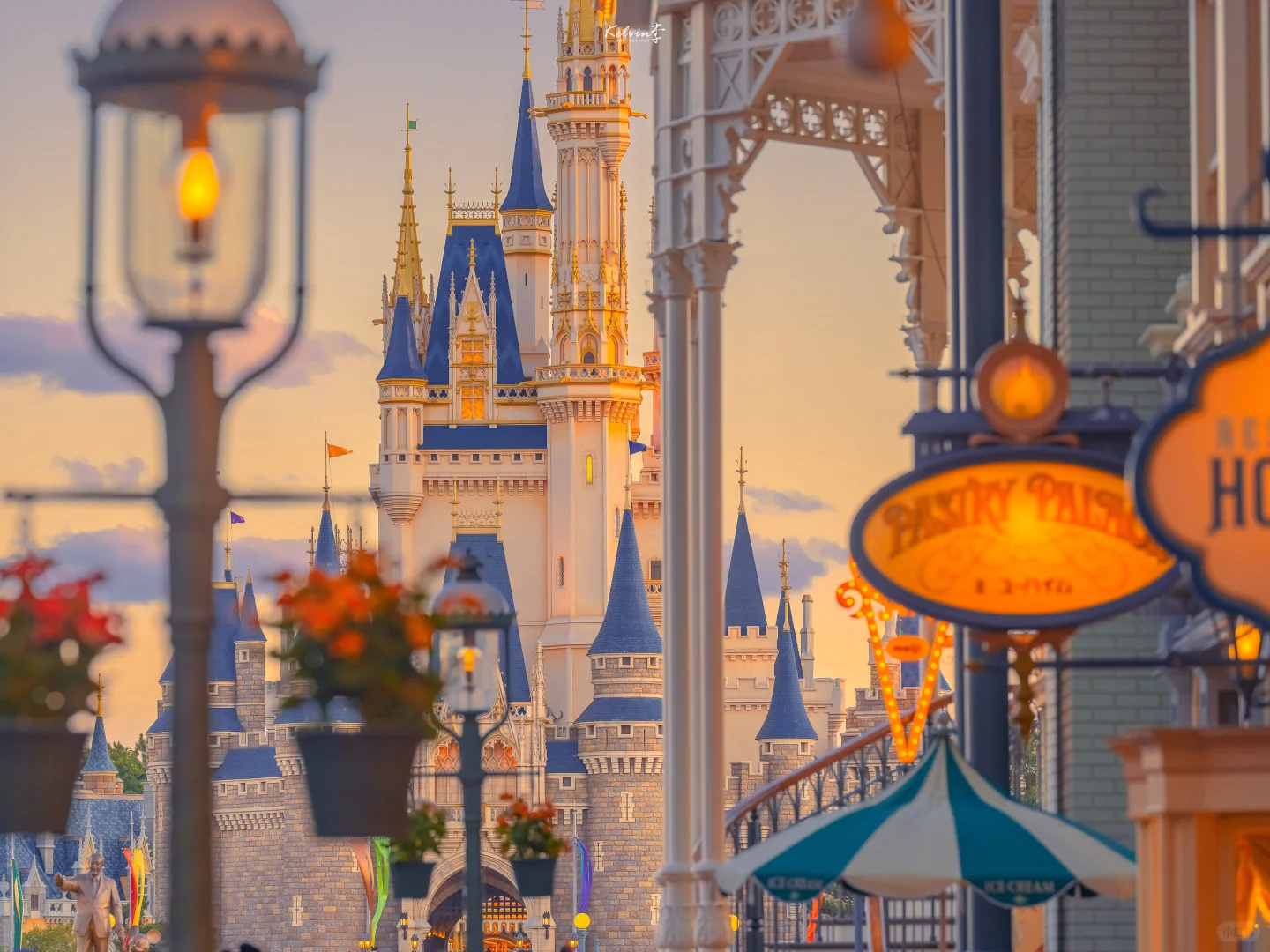 迪士尼的日落🌄