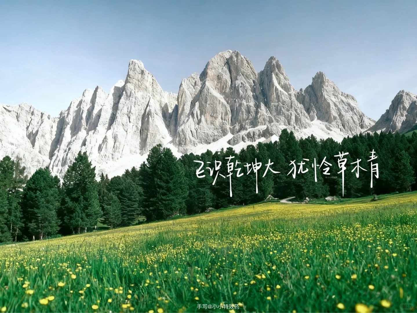 手写壁纸｜成为勇敢而有力量的人