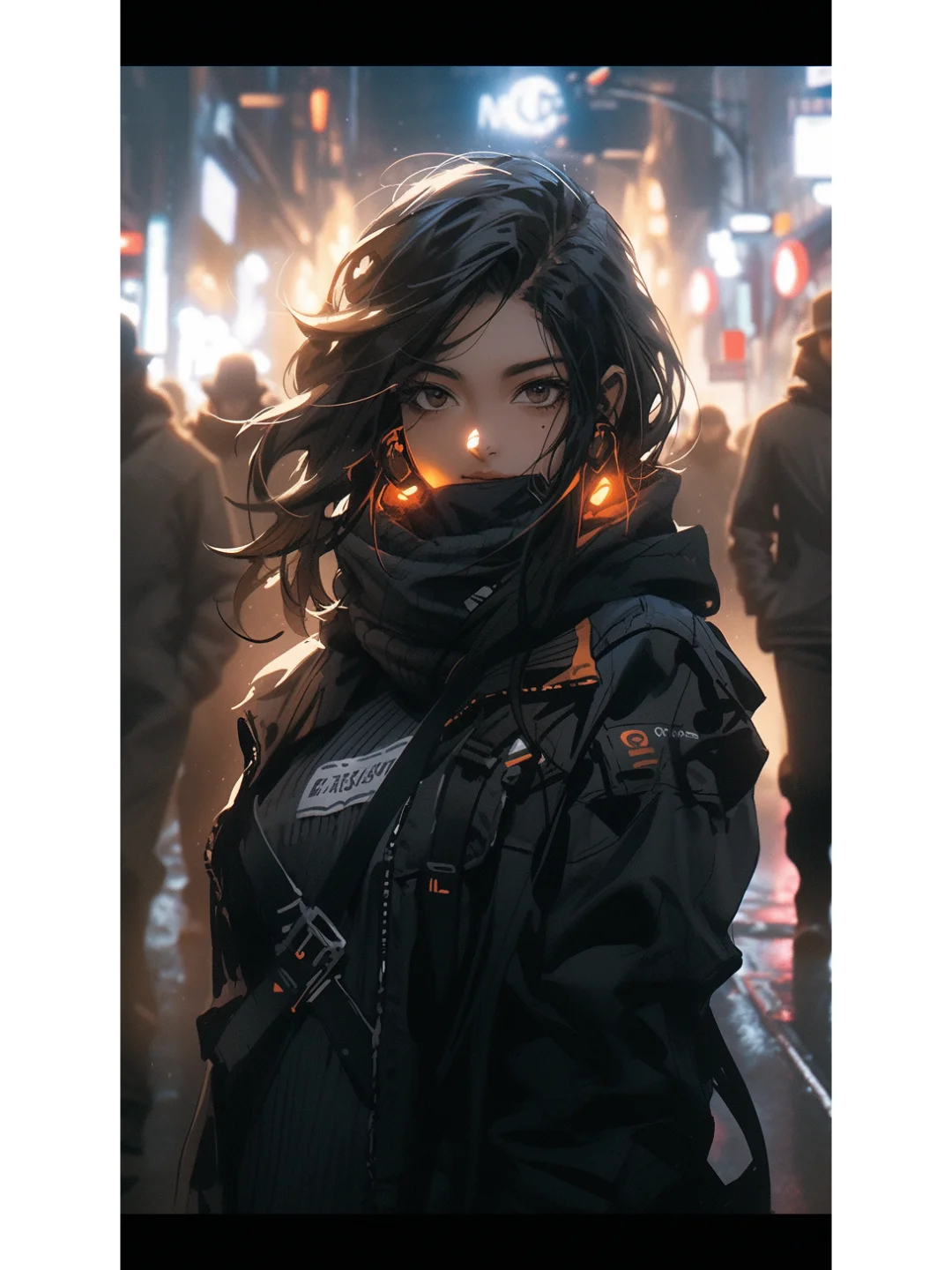 Ai｜midjourney｜时尚少女穿搭-机能风