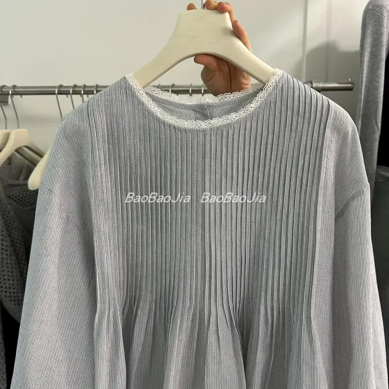 👗显瘦遮肉的韩系蕾丝小衫来啦！