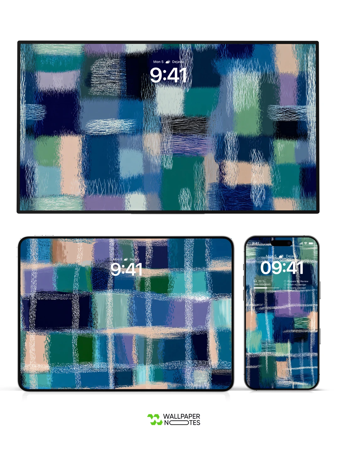 抽象美学，色彩碰撞｜高清壁纸｜1957