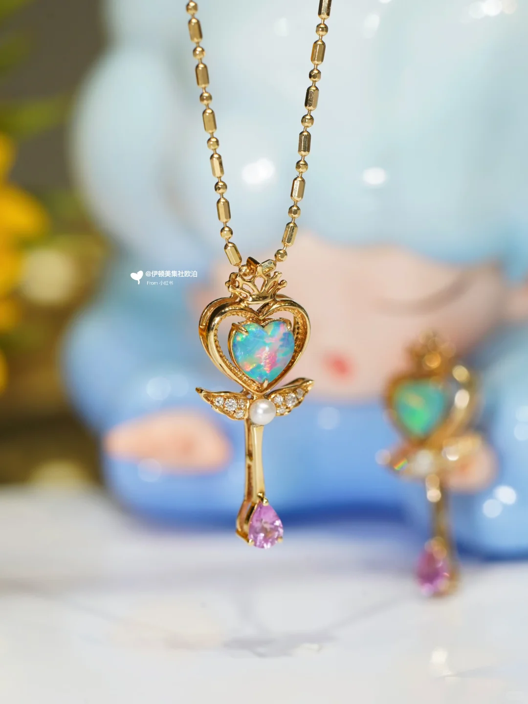 没有任何一个美少女能拒绝魔法棒🪄欧泊吊坠