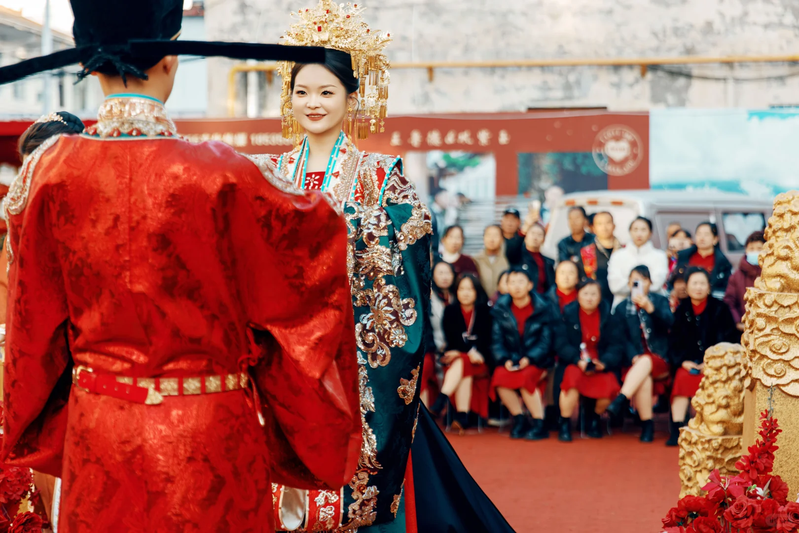 被这场汉服婚礼惊艳到了‼️