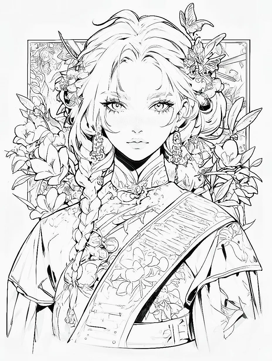 1300➕国风人物线稿素材🥬