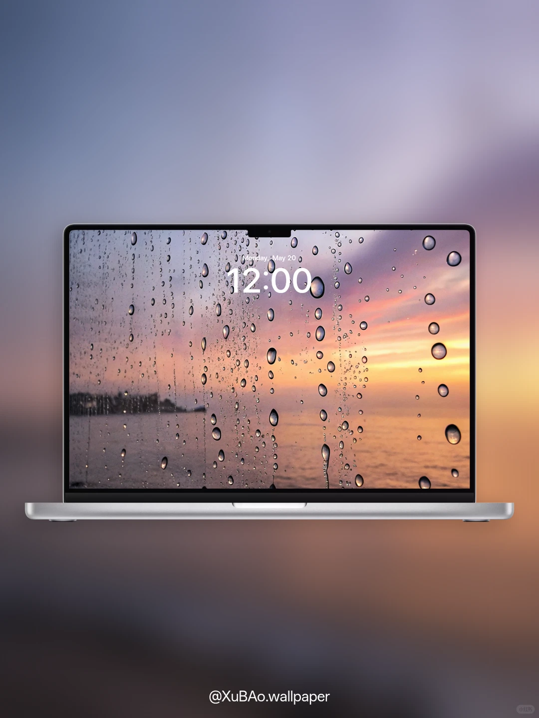 C2533 | 4k壁纸 | 窗雨日落