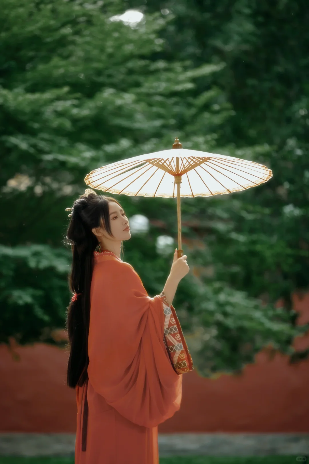 美到失语❗在北京拍的战国袍写真💘太绝