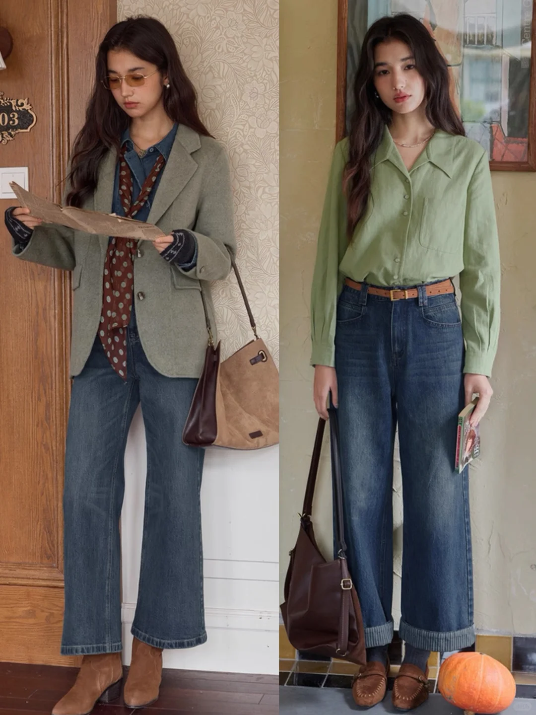 “复古色彩叠穿”法式穿搭：Solighter