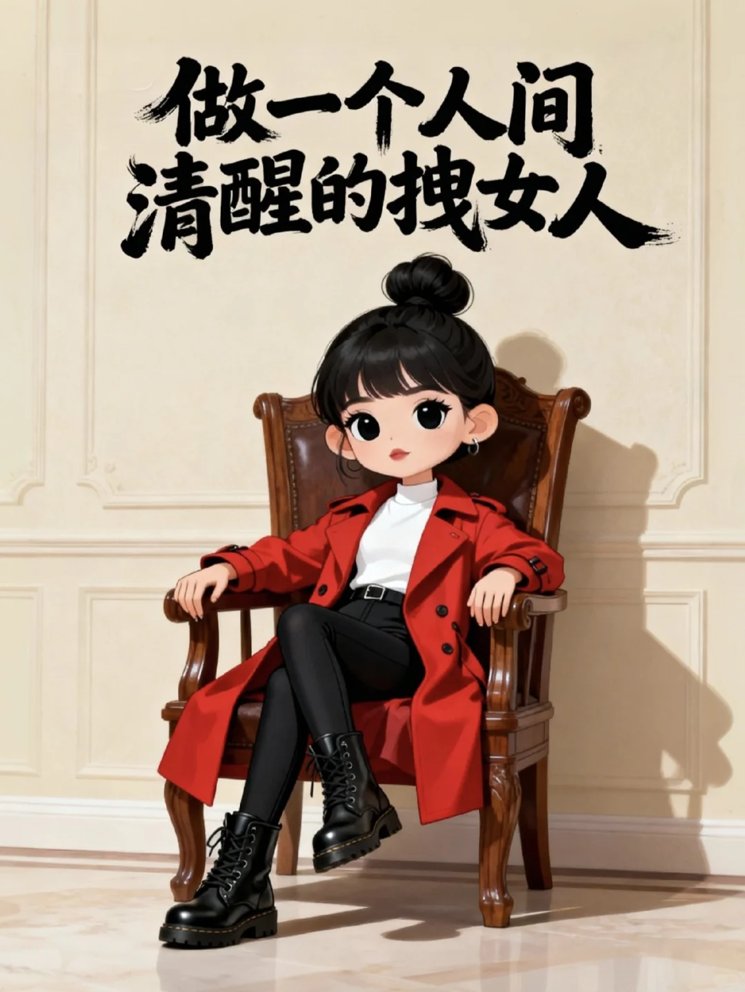 Ai绘画丨做一个人间清醒的拽女人