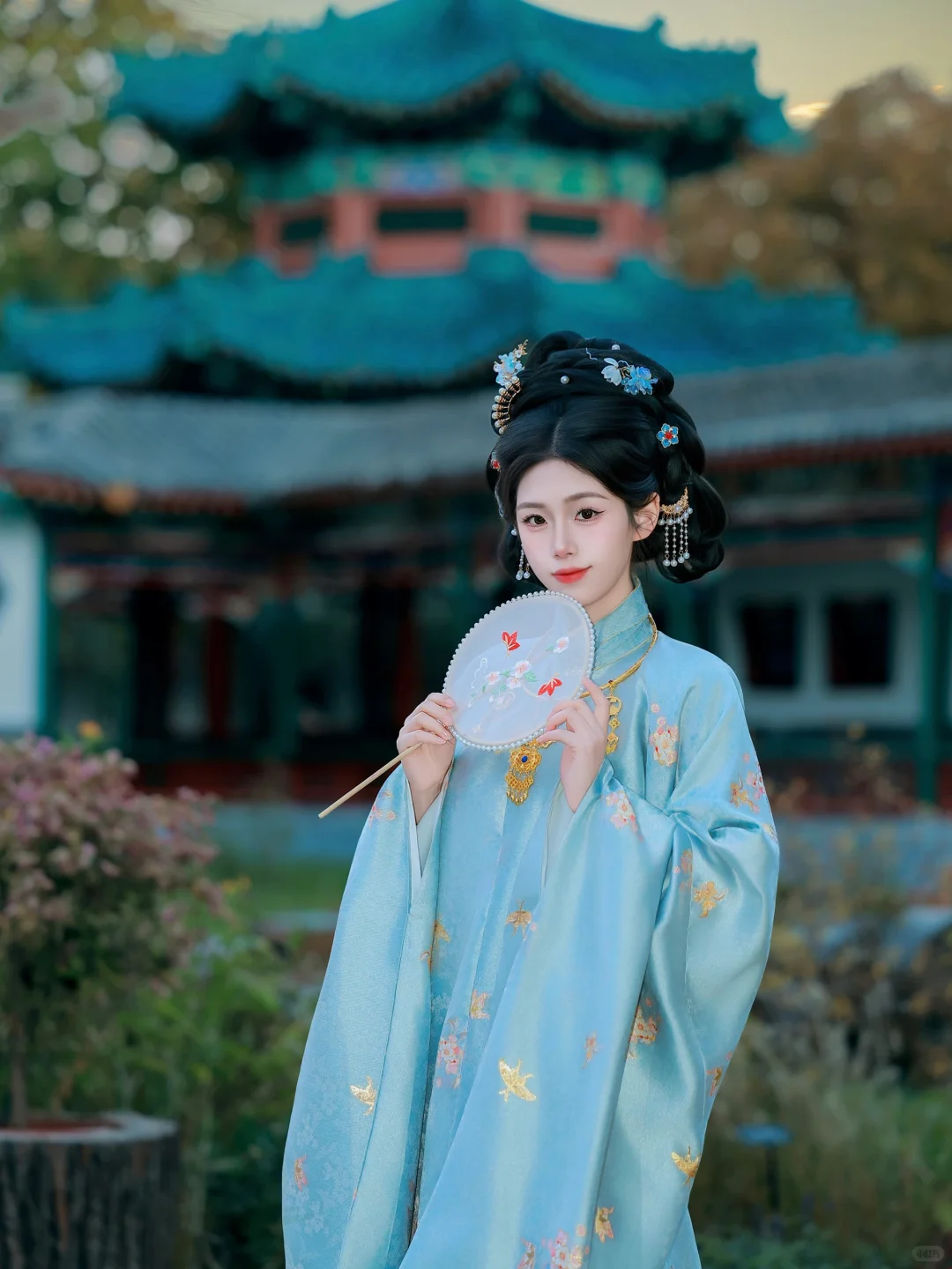 明制汉服的快乐，温柔又端庄💗拍照巨出片