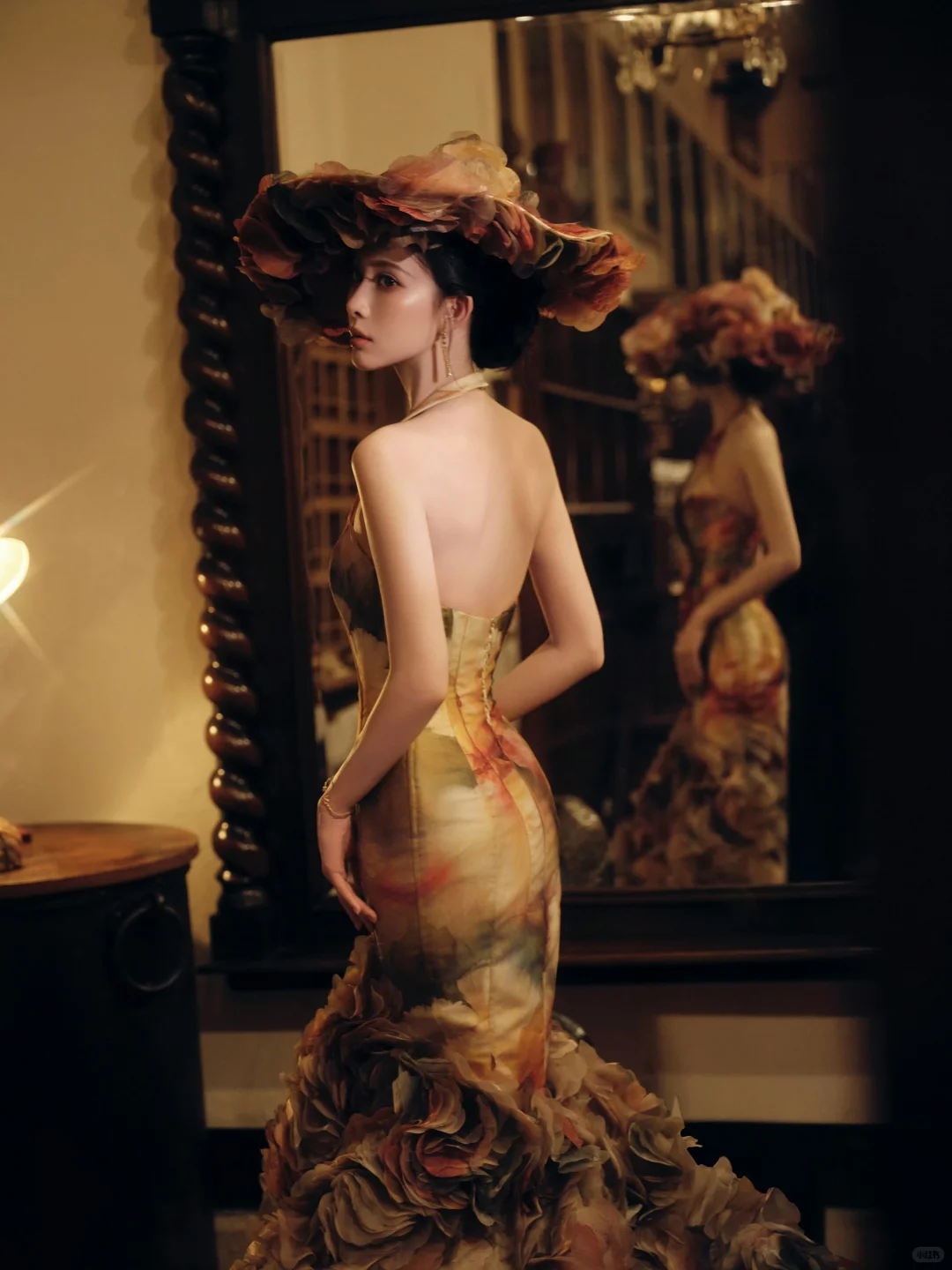 孟子义人间富贵花好婀娜🧜‍♀️油画复古美人