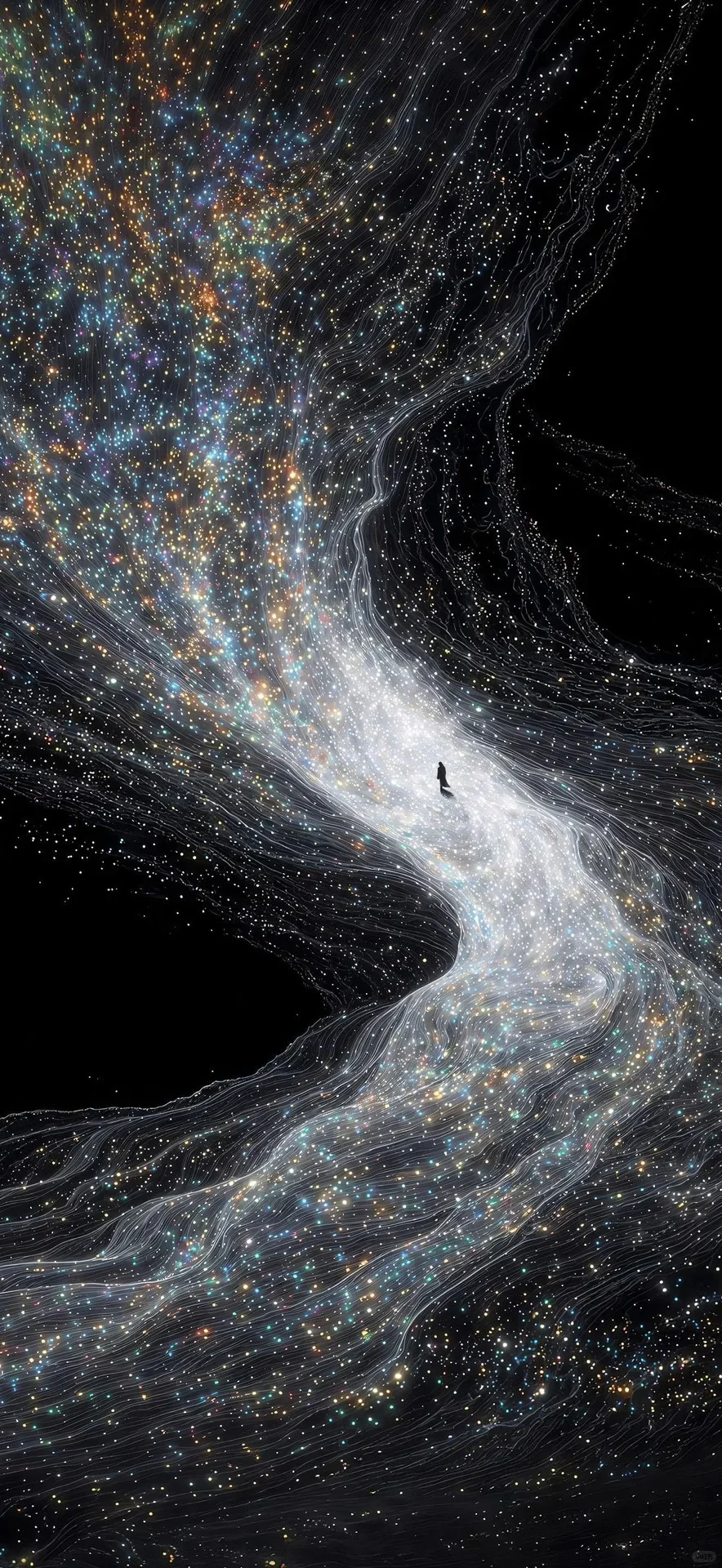 手机全屏背景壁纸｜银光星河