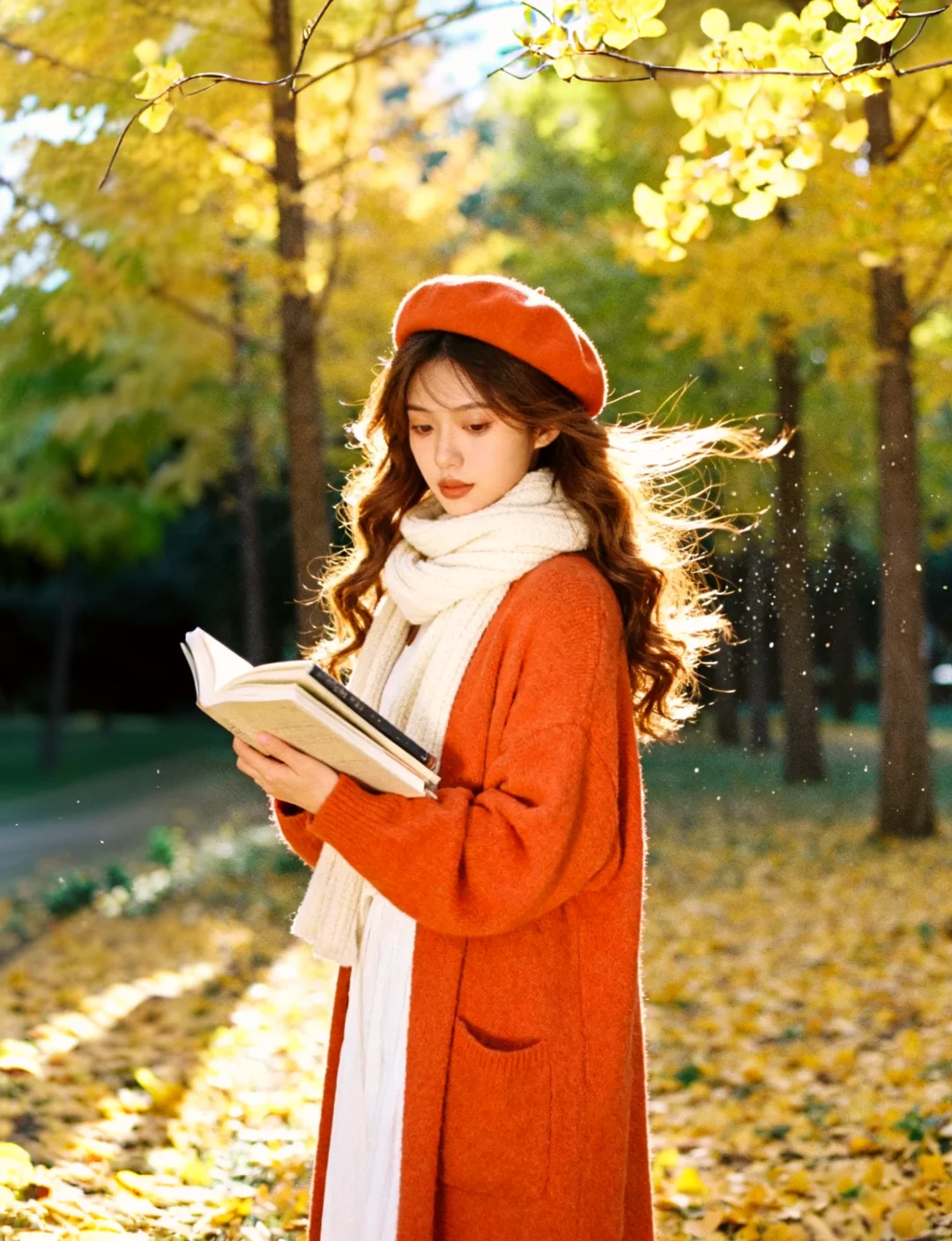 Ai写真●怎样0元生成银杏叶氛围艺术照？