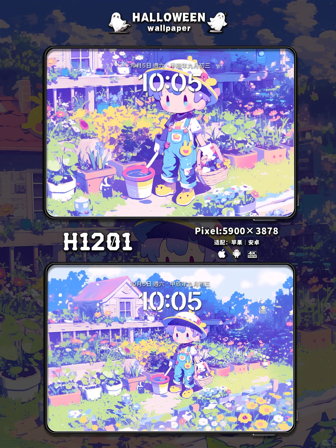 HALLOWEEN壁纸 “只能看，不能摘”