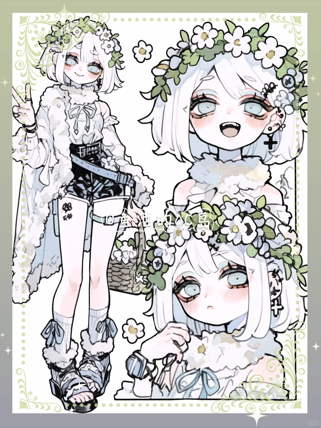 【oc灵感】花与叶｜OC颂设女崽No.69