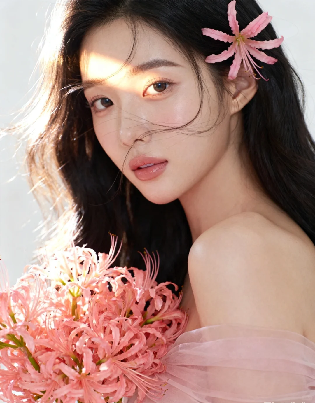 粉色彼岸花花写真｜AI生成‼️