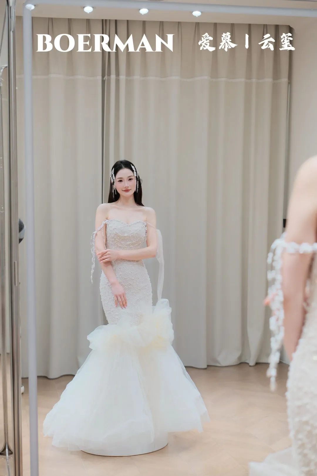 这件婚纱真的好仙好仙啊～