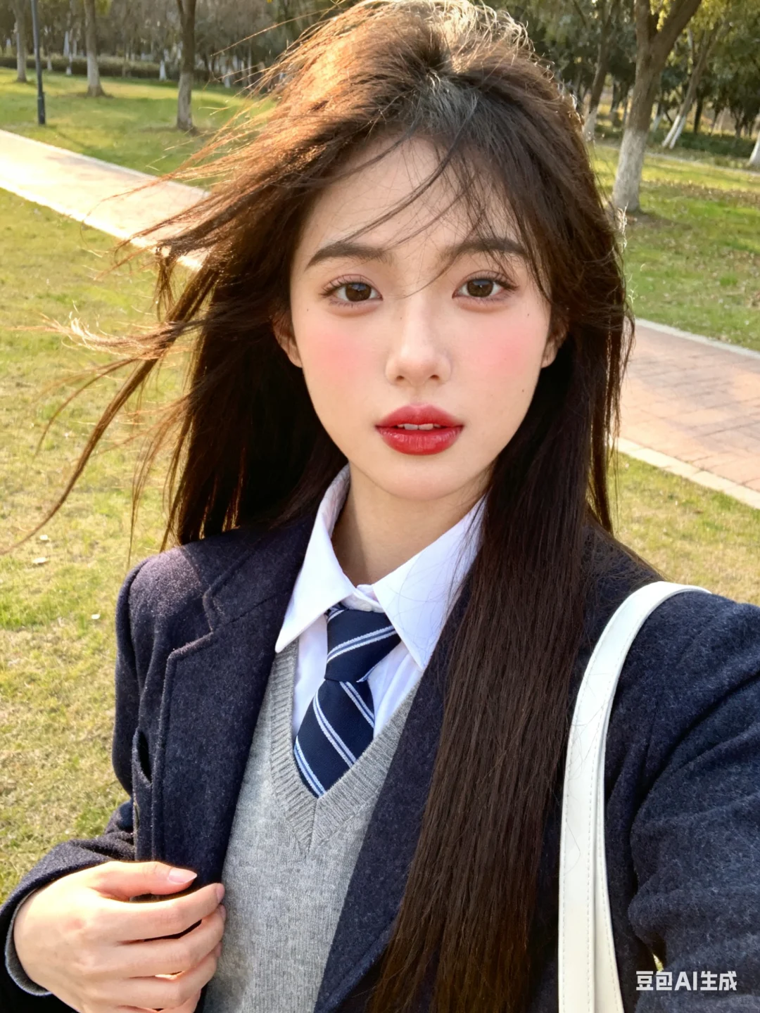 韩系秋日氛围感📷(无成本豆包指令)