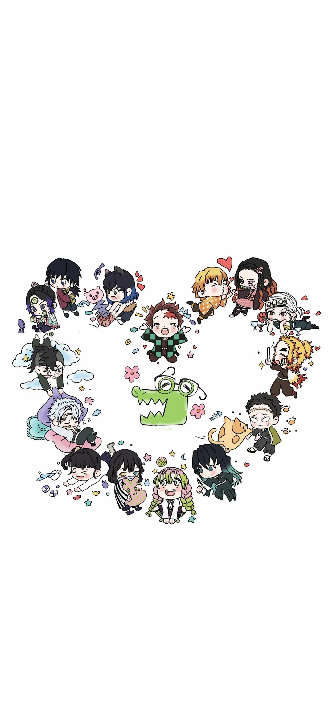 鬼灭之刃Q版壁纸.可爱动漫壁纸