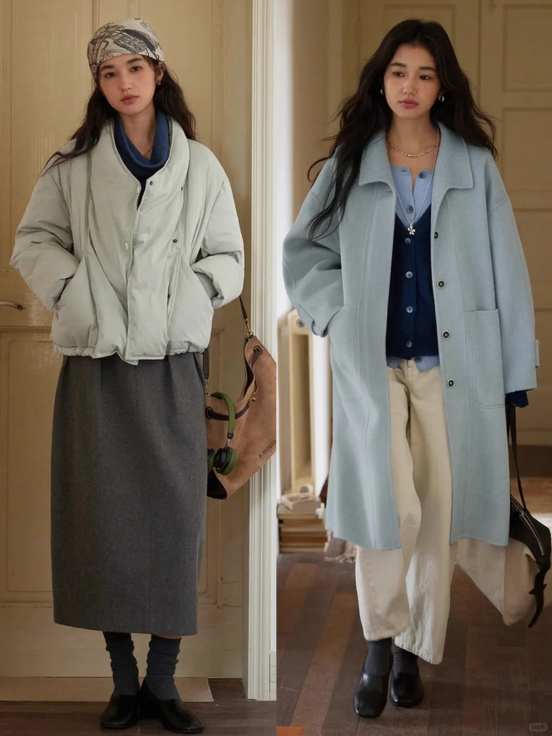 “复古色彩叠穿”法式穿搭：Solighter