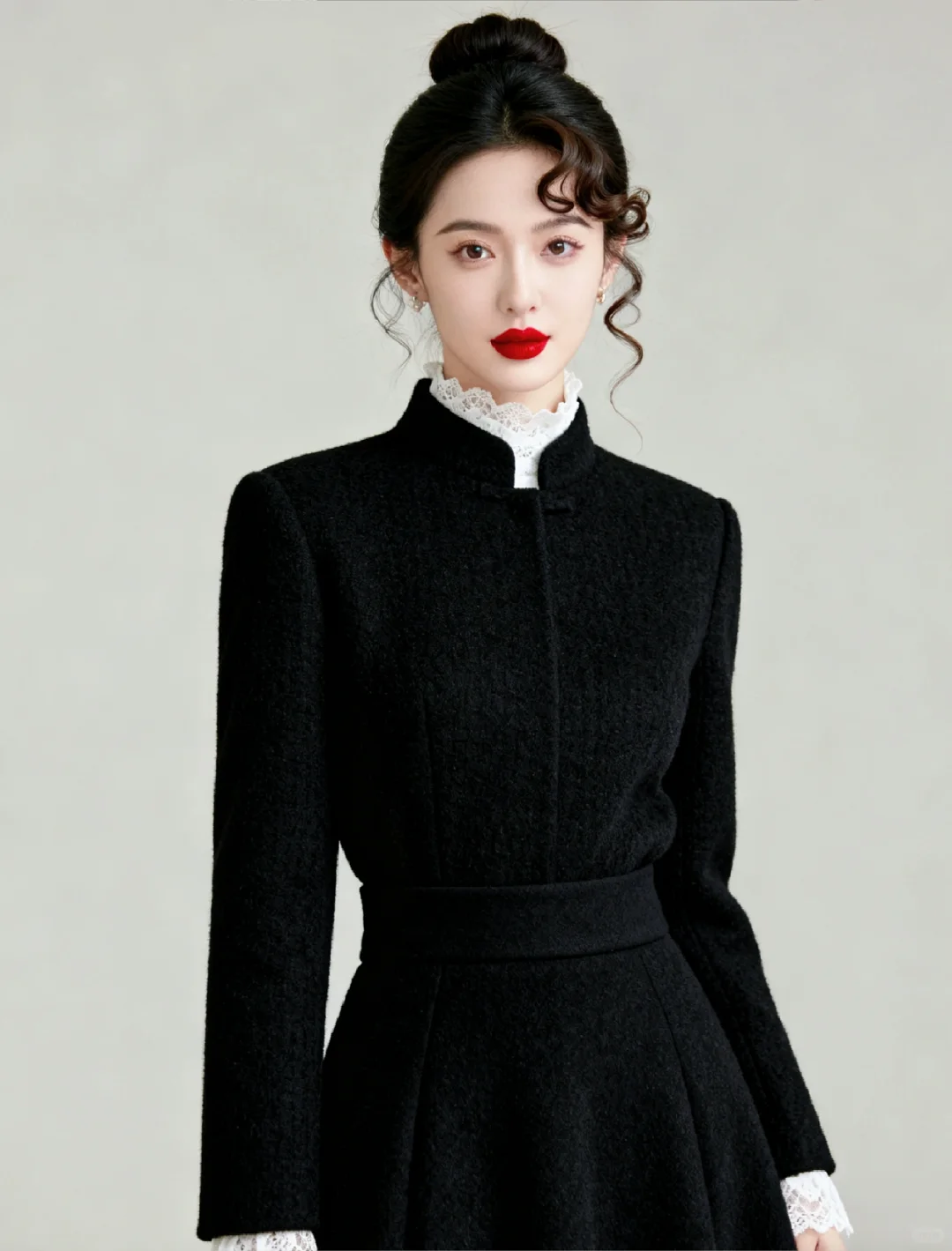 高级感法式复古气质穿搭！