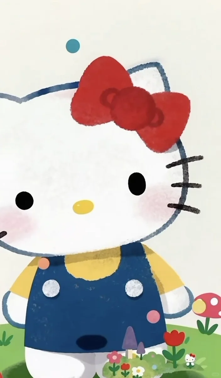 🔥谁还没被这张Hello Kitty壁纸戳中少女心！