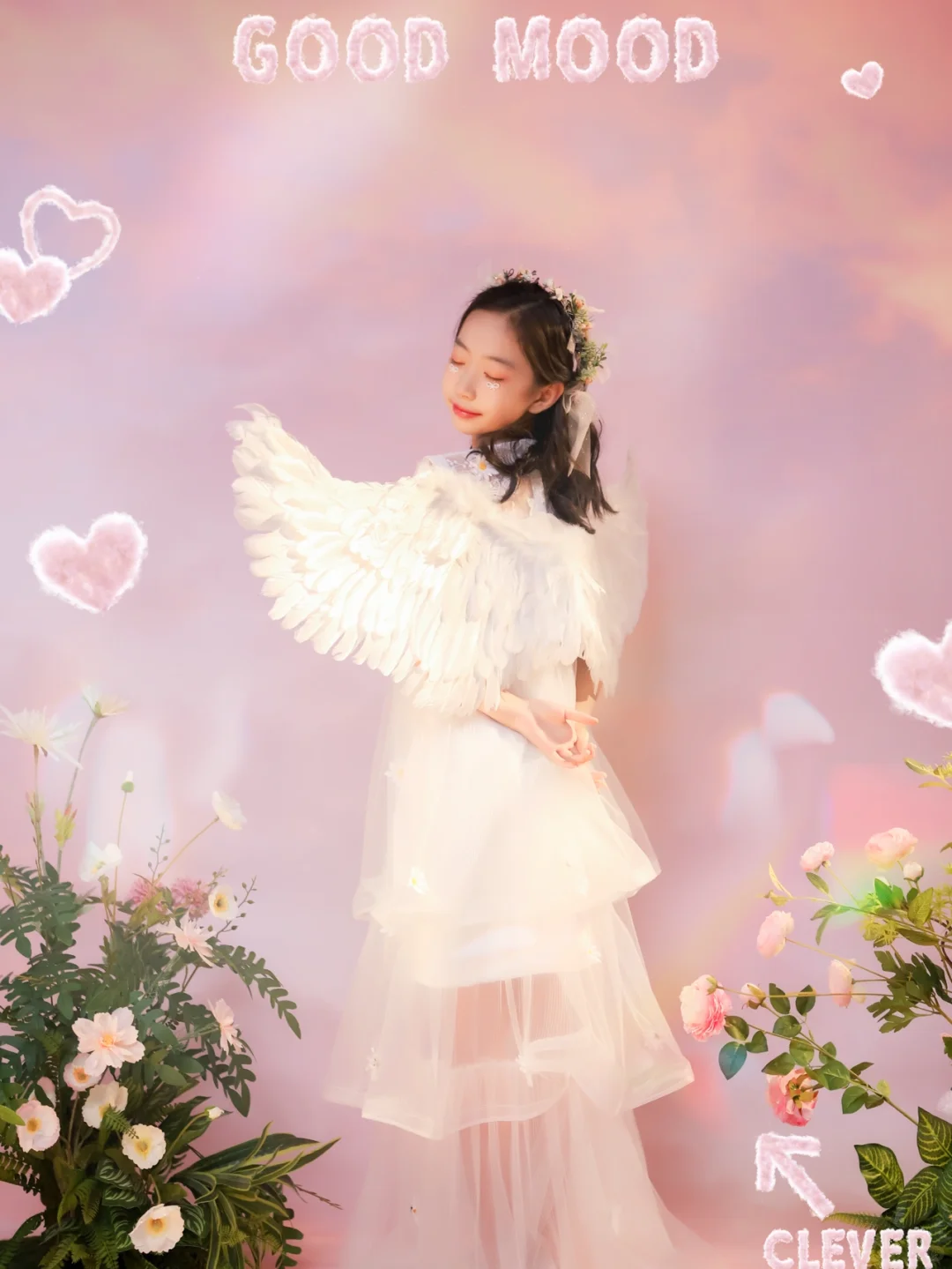 坠落人间的精灵梦幻天使少女写真 这“精灵”