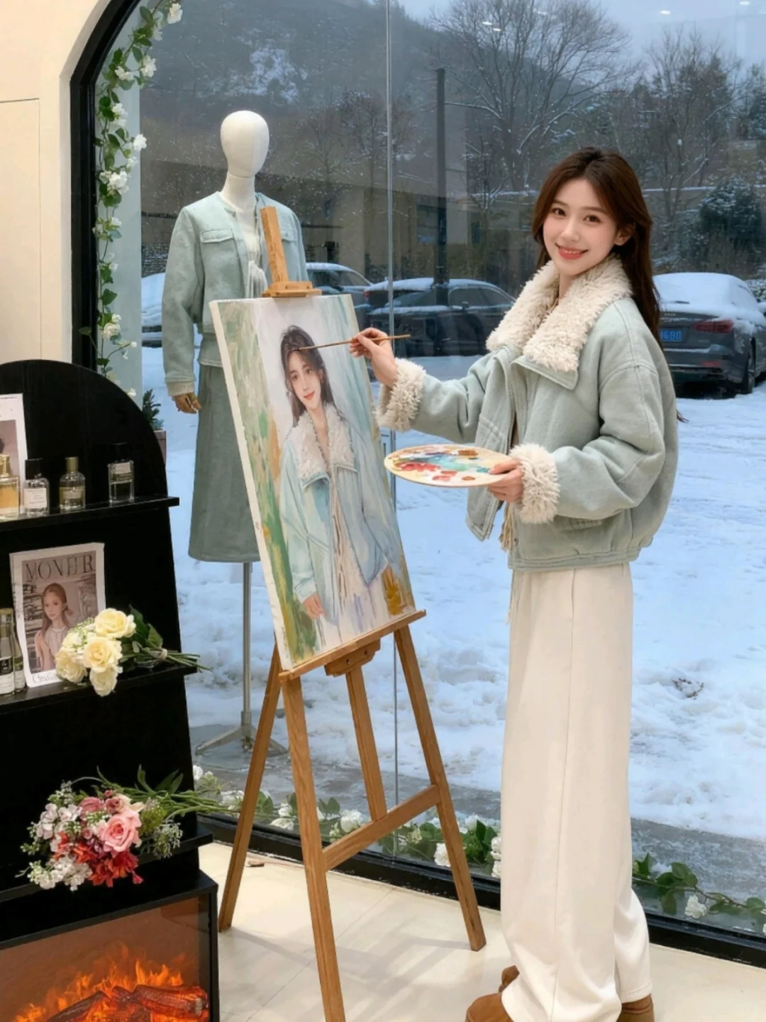 🔥女装橱窗模特图片制作、🔥女装橱窗模