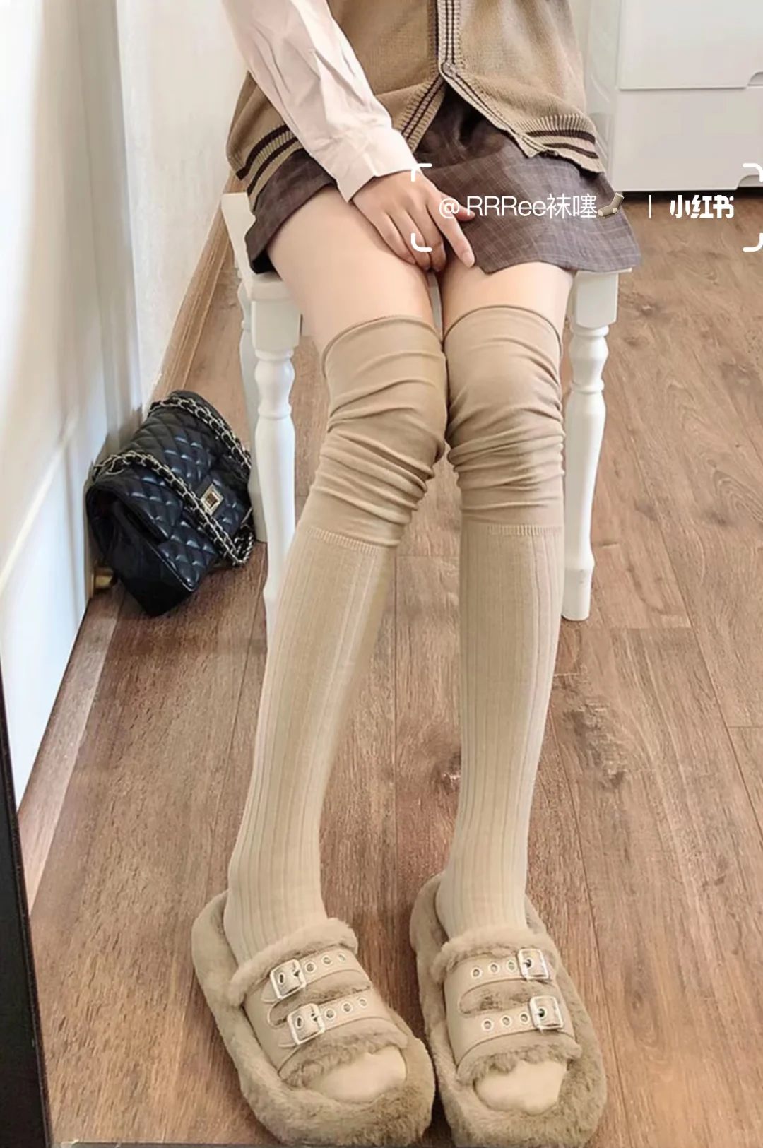 🍂冬季穿长靴配这长筒袜 太能出片了姐妹们