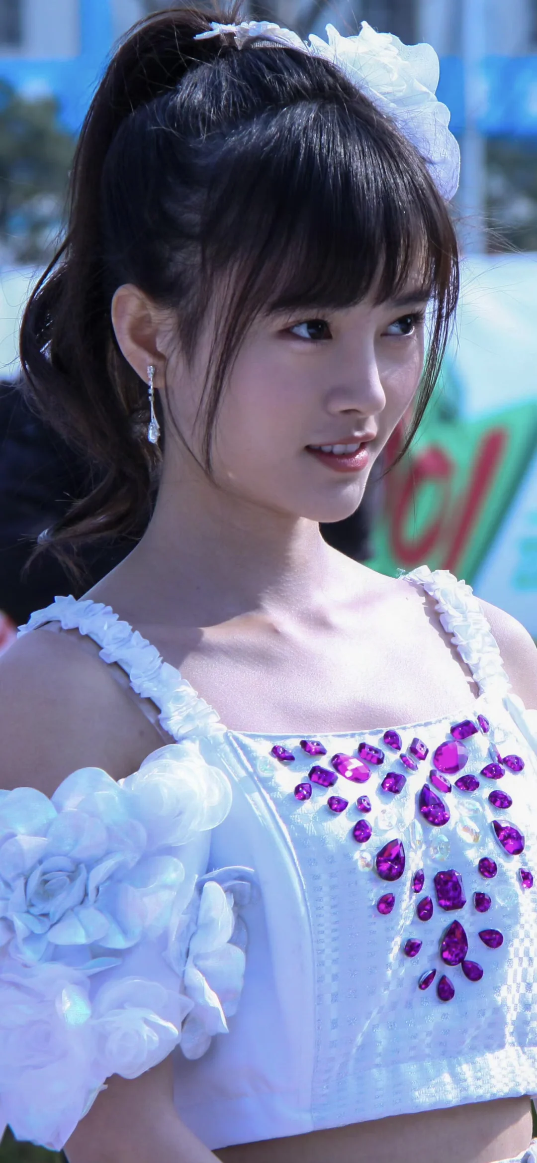 鞠婧祎早期 稚嫩清冷甜美 美