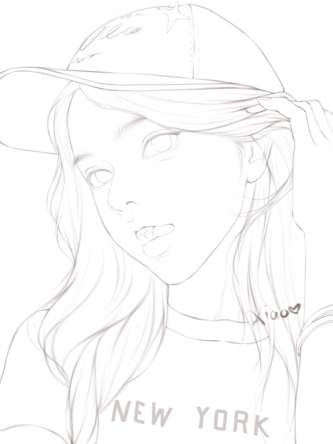 好久没发线稿🎨