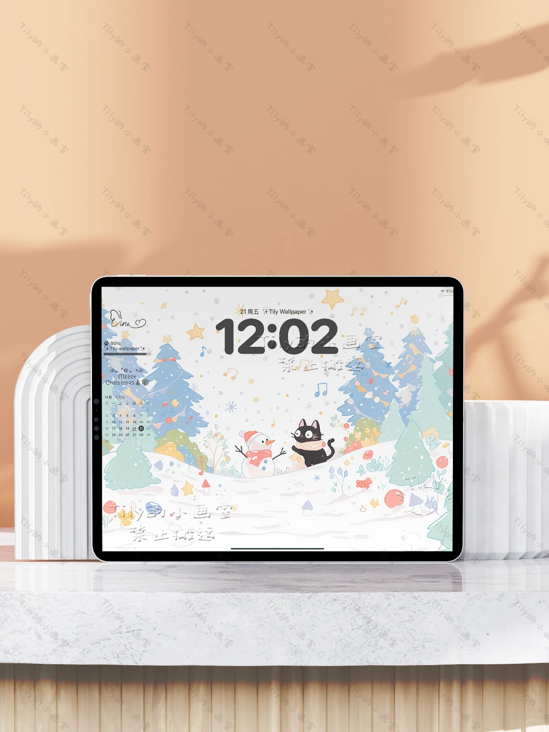 【冬日恋歌❄️】治愈可爱系｜平板壁纸