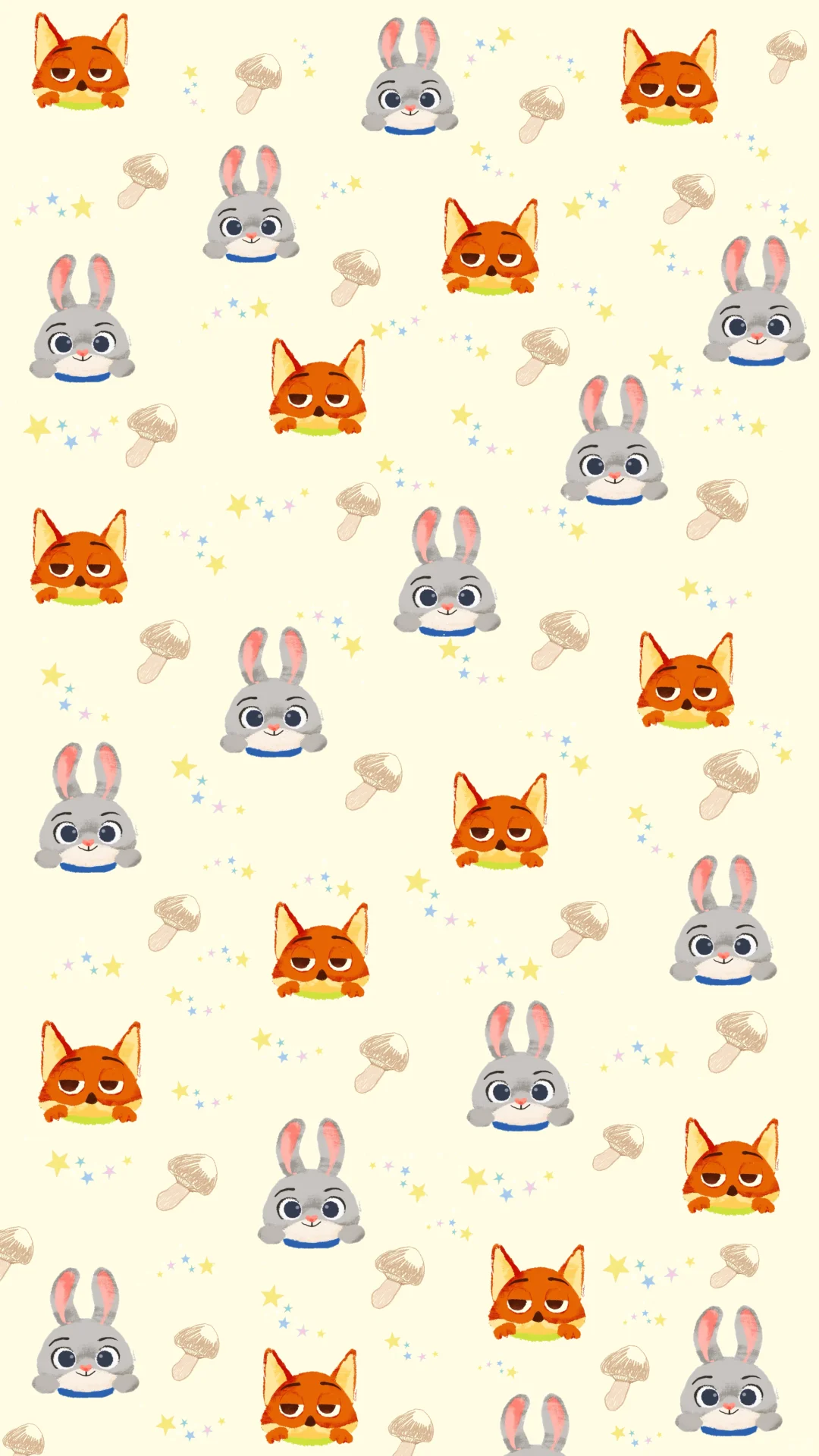 疯狂动物城壁纸｜🐰🦊真的好可爱！好治愈❗️