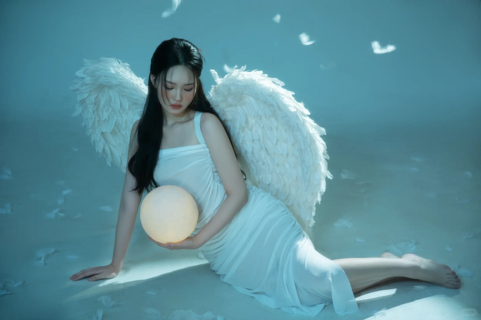 氛围感天使写真 |坠入凡间的梦幻之美🎀